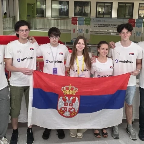 Učenici Matematičke gimnazije u Beogradu osvojili šest medalja na olimpijadi u Šangaju