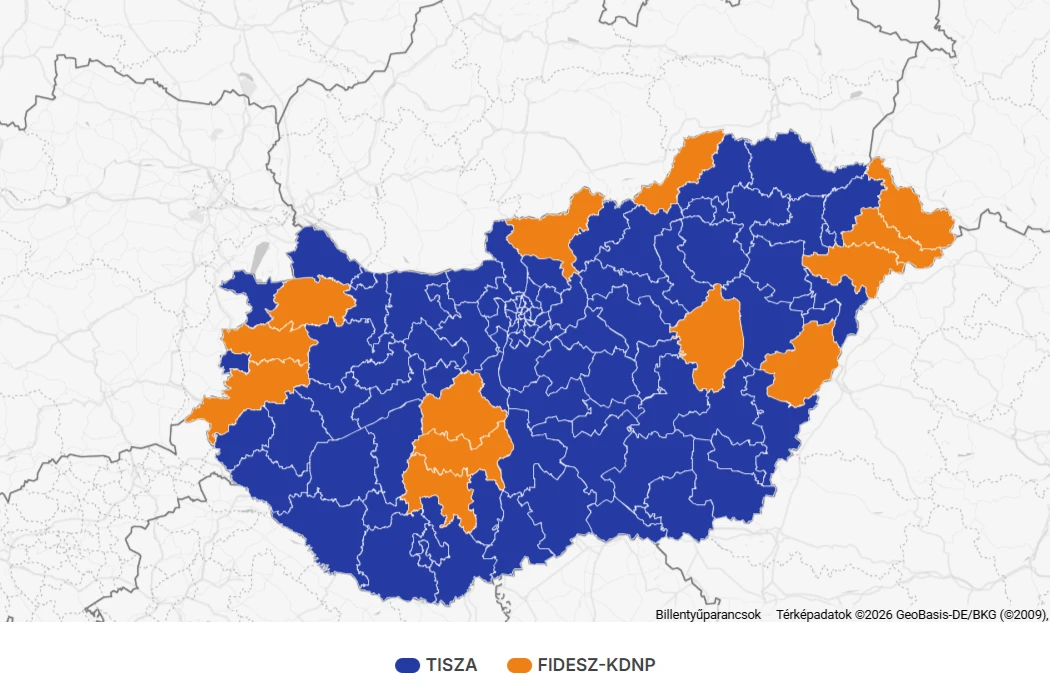 Rezultati izbora po izbornim jedinicama. Foto: Printscreen/Nacionalna izborna komisija