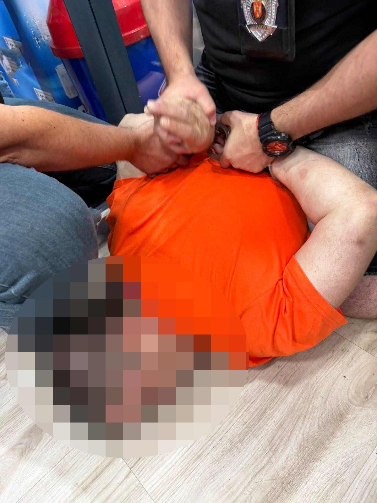 Hapšenje u Novom Sadu, foto: MUP Hapšenje u Novom Sadu, foto: MUP